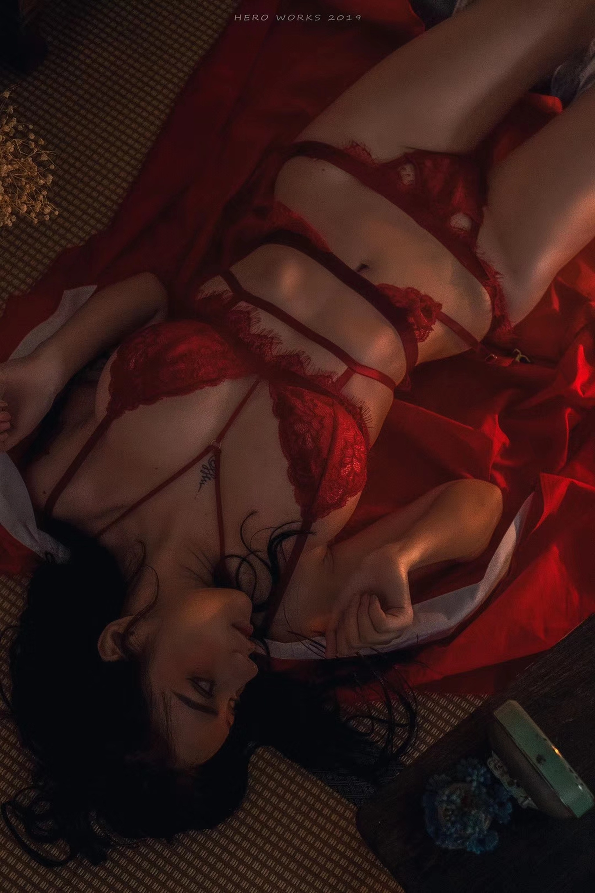 图片[1]-洛丽塔大哥 – NO.007 红色内衣 [18P]-XikXak
